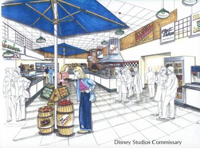 Disney commissary sketch