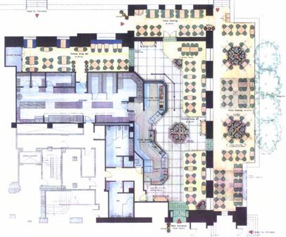 LA Central Library plan